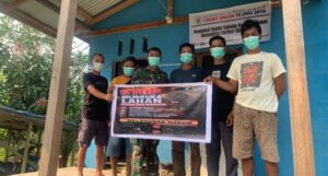 Cegah Karhutla Sejak Dini, Babinsa Putussibau Utara Imbau Warga Tak Membakar Lahan