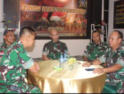 Tim Penilaian Aset Itdam XII/TPR Kunjungi Kodim 1206/Putussibau