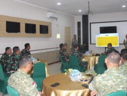 Sosialisasi Pencegahan Karhutla, Tim Penyuluh Pati dan Pamen Mabes TNI Gelombang Kedua Kunjungi Kodim 1206/Putussibau