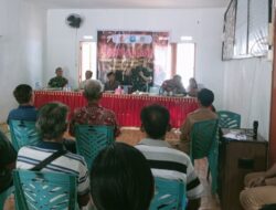 Sesuai Arahan Presiden dan Panglima TNI, Tim Sosialisasi Karhutla Turun ke Desa, Didampingi Babinsa Serka Mapus Ajak Warga Tahan Pembakaran Lahan