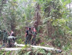 SIAP SIAGA HADAPI KARHUTLA, KORAMIL BADAU DAN POLSEK BADAU CEK TITIK API SERTA SUMBER AIR UNTUK PEMBUATAN SUMUR BOR DI DESA TINTING SELIGI