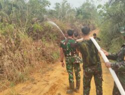 Sebelum Api Datang, Air Disiapkan! TNI-Polri dan Warga Bajau Andai Bangun Sumur Bor Darurat Hadapi Karhutla