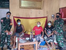 Tak Hanya Cegah Karhutla, Tim Penyuluh Mabes TNI Peduli Lansia di Desa Tanjung Harapan