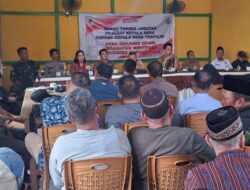 Babinsa 1206-13/Bunut Hulu Hadiri Sertijab Kades Tanjung Intan, Teguhkan Sinergi TNI Bersama Pemerintah Desa