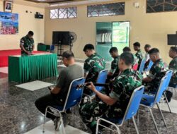 Kodim 1206/Putussibau Gelar Ibadah Rutin Mingguan, *Perkuat Keimanan dan Kebersamaan Prajurit*