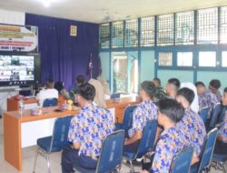 Dandim 1206/Putussibau Ikuti Vicon Grand Launching Ekstrakurikuler KKRI, Dorong Generasi Muda Berkarakter dan Berjiwa Kebangsaan
