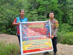 Polsek Tayan Hulu Polres Sanggau , Ajak Warga Cegah Karhutla Sejak Dini