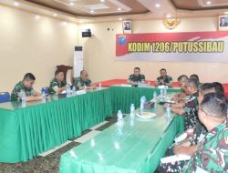 Tim Wasev Itdam XII/Tanjungpura Kunjungi Makodim 1206/Putussibau, Cek Langsung Koperasi Desa Merah Putih di Wilayah Kapuas Hulu