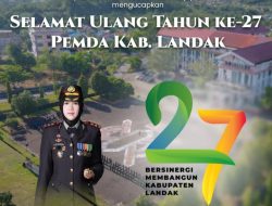 Kapolres landak beserta staf dan jajaran